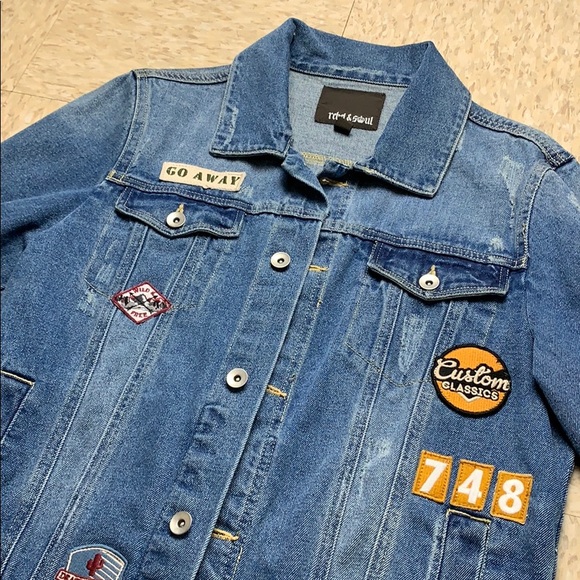 Jean Jacket with Patches - Picture 2 of 2